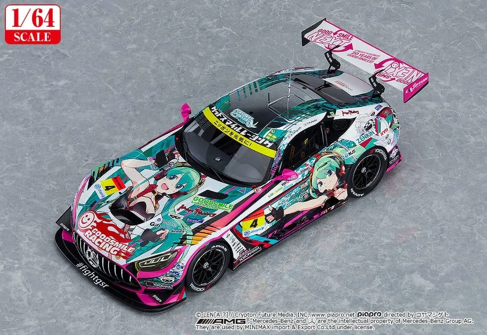 Hatsune Miku GT Project Vehicle 1/64 Hatsune Miku AMG 2020 SUPER GT Ver. 7 cm